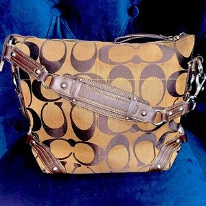 Coach Carly Jacquard Hobo Bag